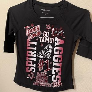 Girls Texas A&M tee shirt, G110